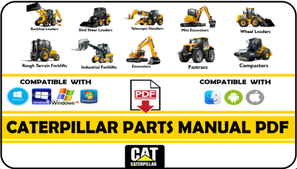 Cat Caterpillar 287B Multi Terrain Loader Parts Manual Serial Number :- Zsa00001-up PDF Download