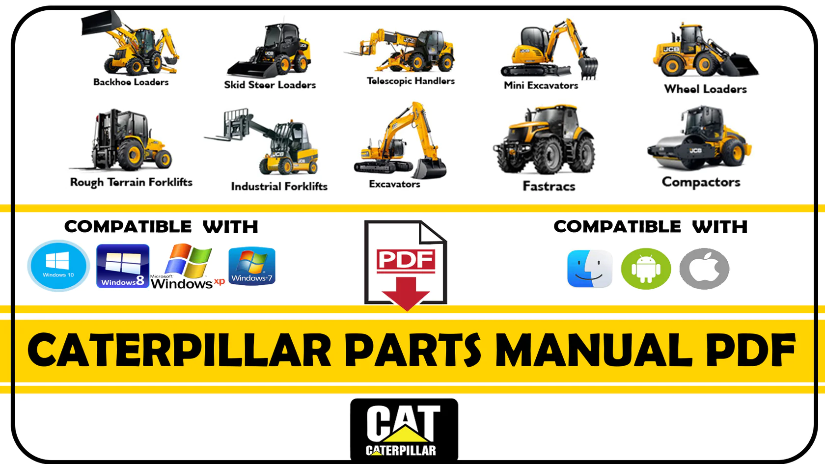 Cat Caterpillar D5C III Track-type Tractor Parts Manual Serial Number :- 6zl00001-up PDF Download